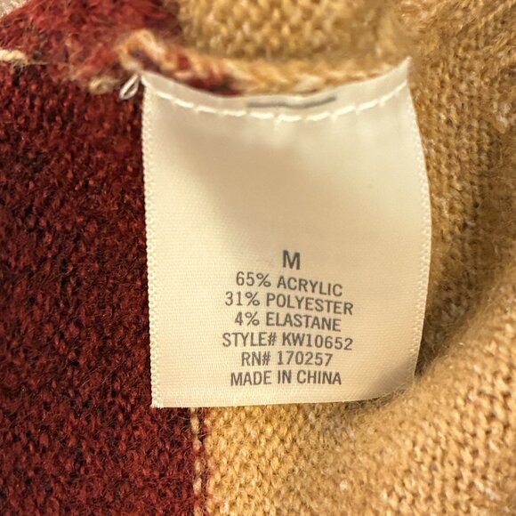 NWT Francesca's Studio 19 Bailey Striped Sweater Mini Dress Size M Fall Preppy - Picture 4 of 8